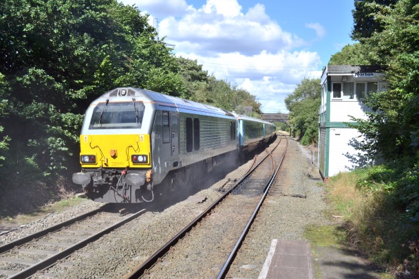 Daily local service at Runcorn East Station